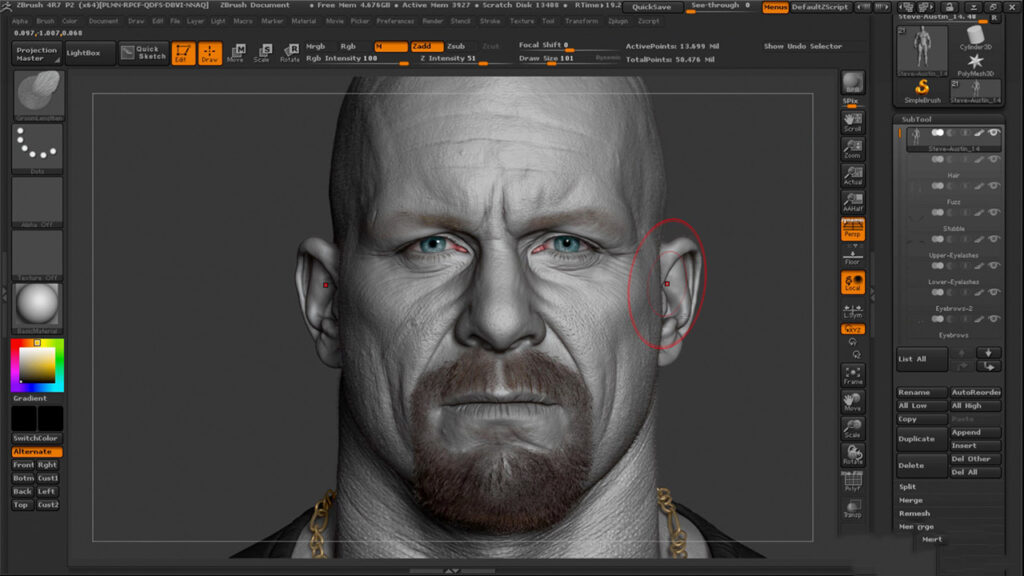 شورتکات های زیبراش (ZBrush) - 15 کلید میانبر ضروری در زیبراش